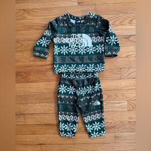 Infant FairIsle The North Face Surgent Crew Sweatshirt Set ~ 3-6 Months